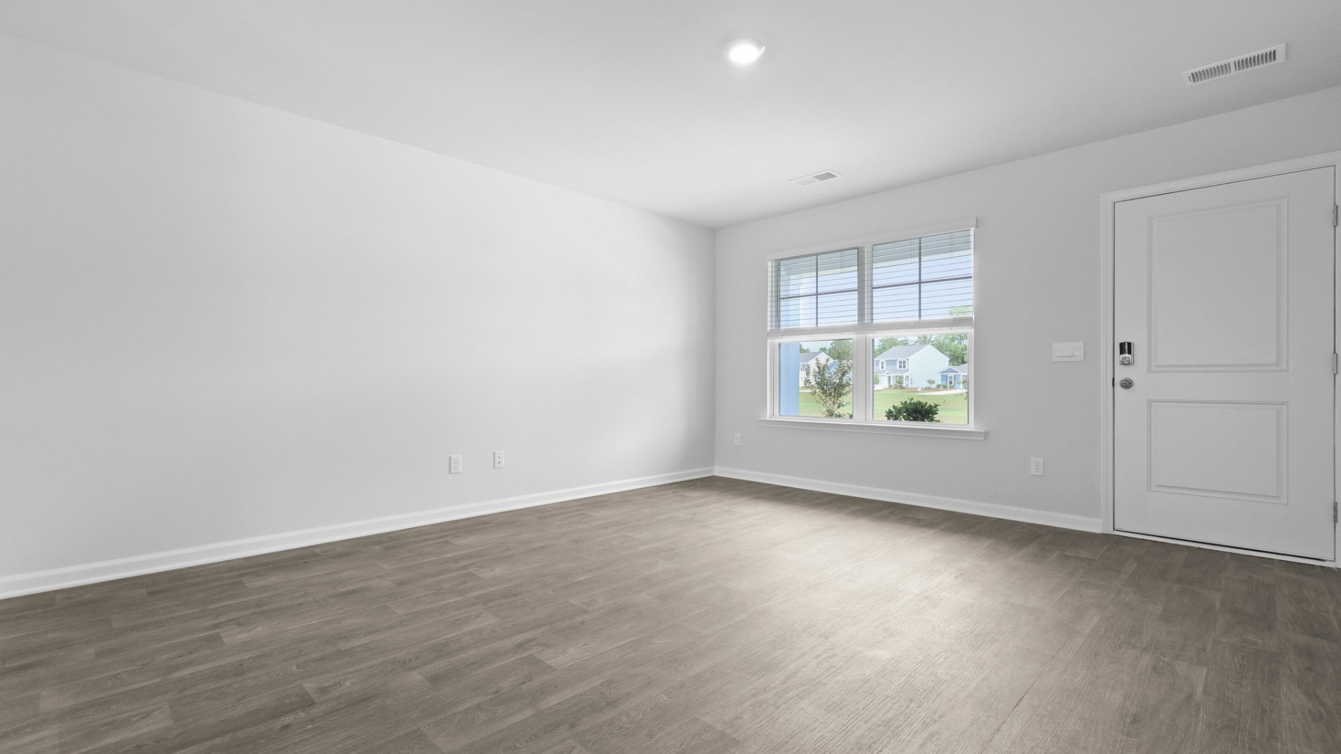 There is room to entertain and host in the living room.