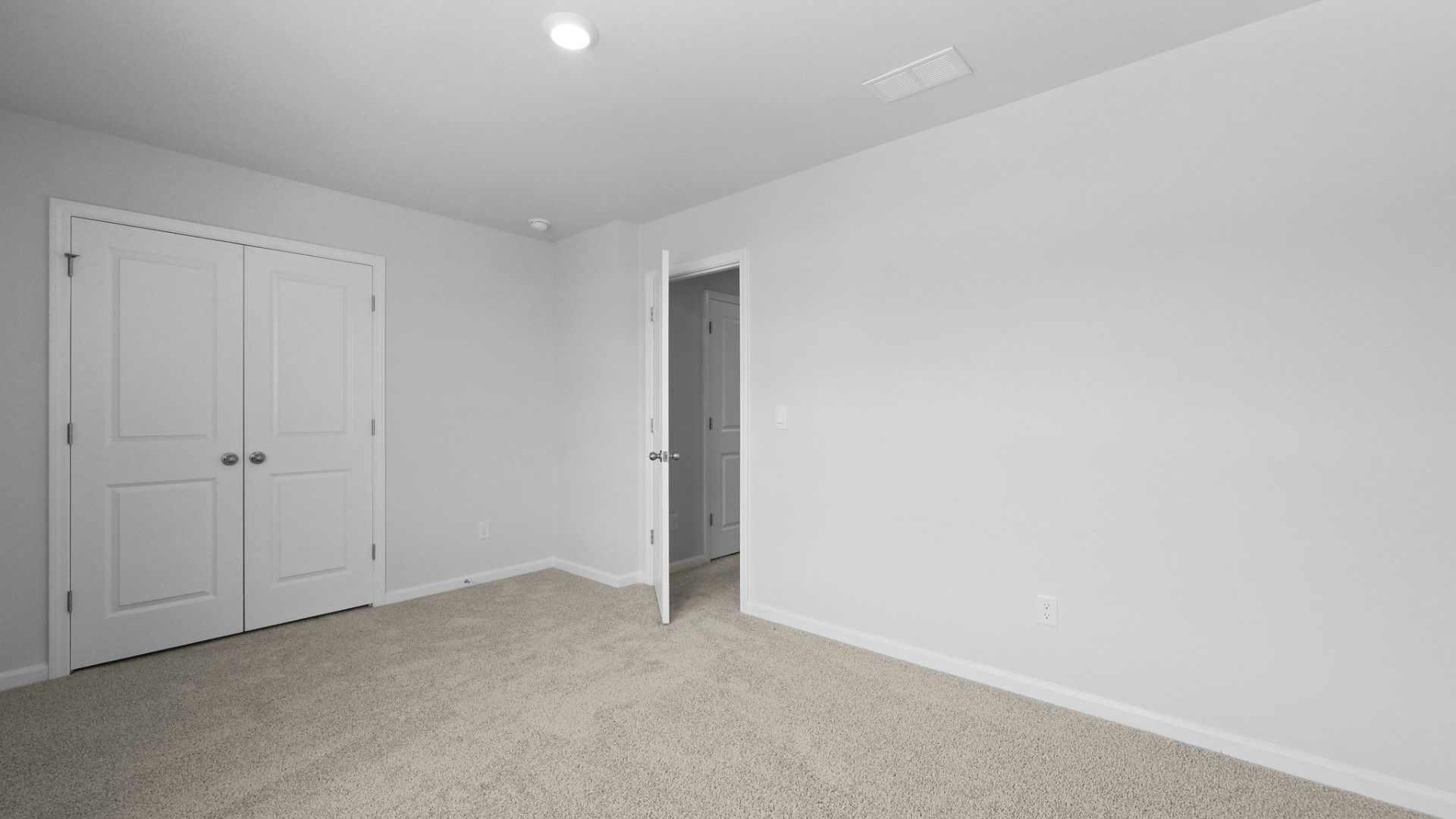 Bedroom 3 has a spacious closet and is located next to bathroom 2.