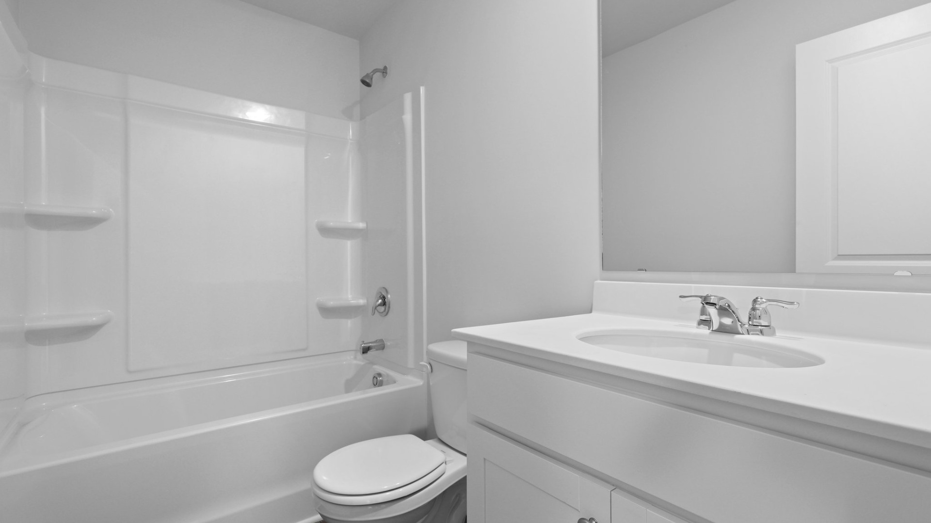 Bathroom 2 is located upstairs and is a full bath.