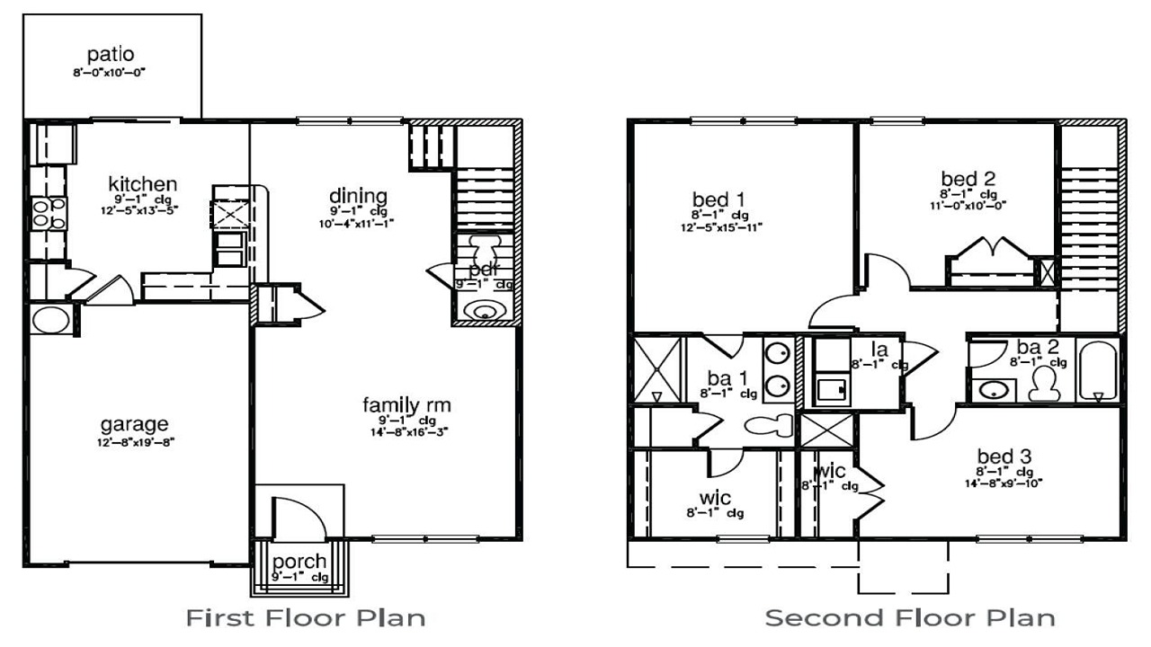 New homes in Santee floor plan