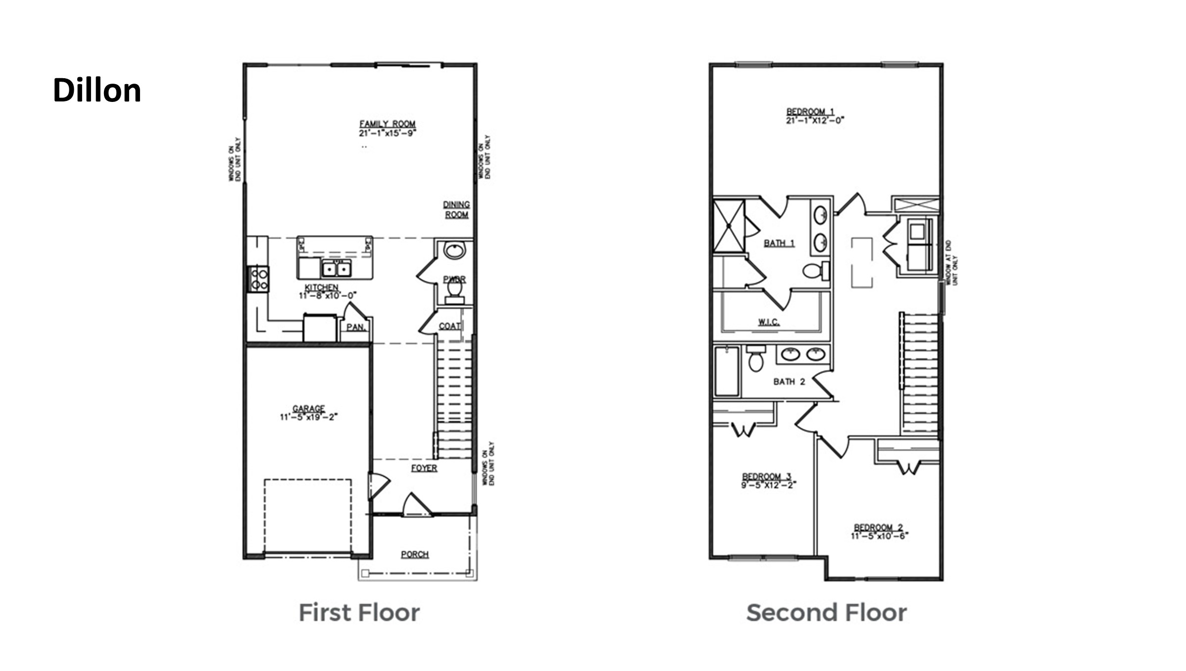 Available Home in The Townes Merrimack Moncks Corner, SC D.R. Horton