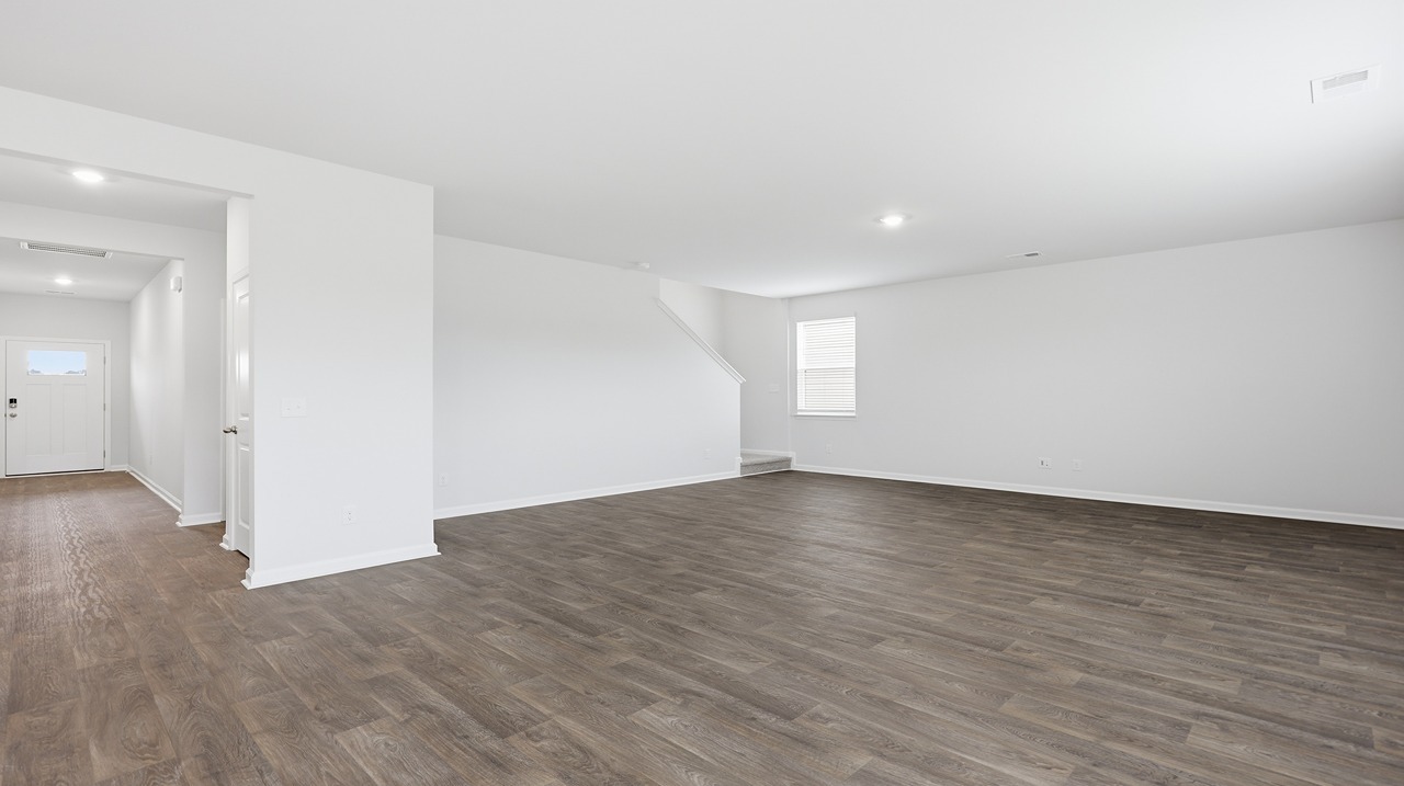 Spacious living room