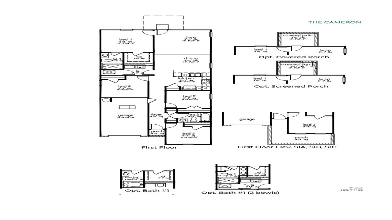 Cameron floorplan