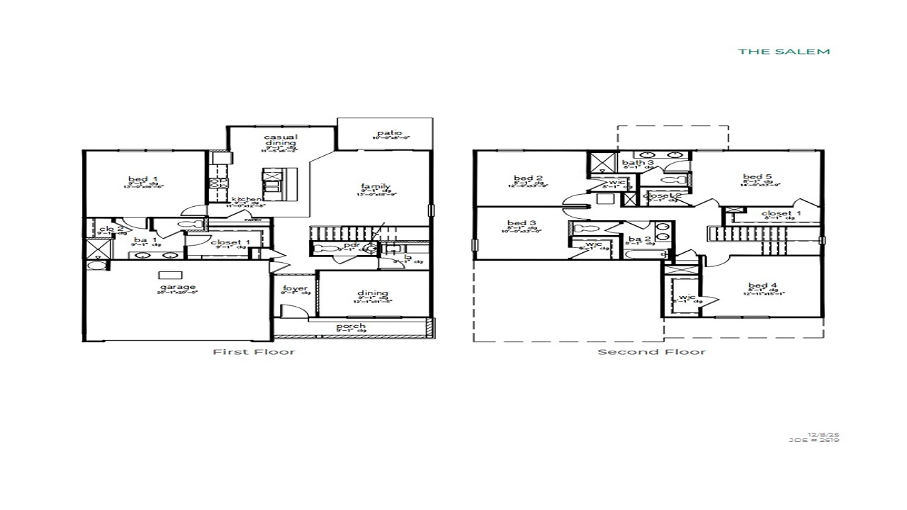 Salem floorplan