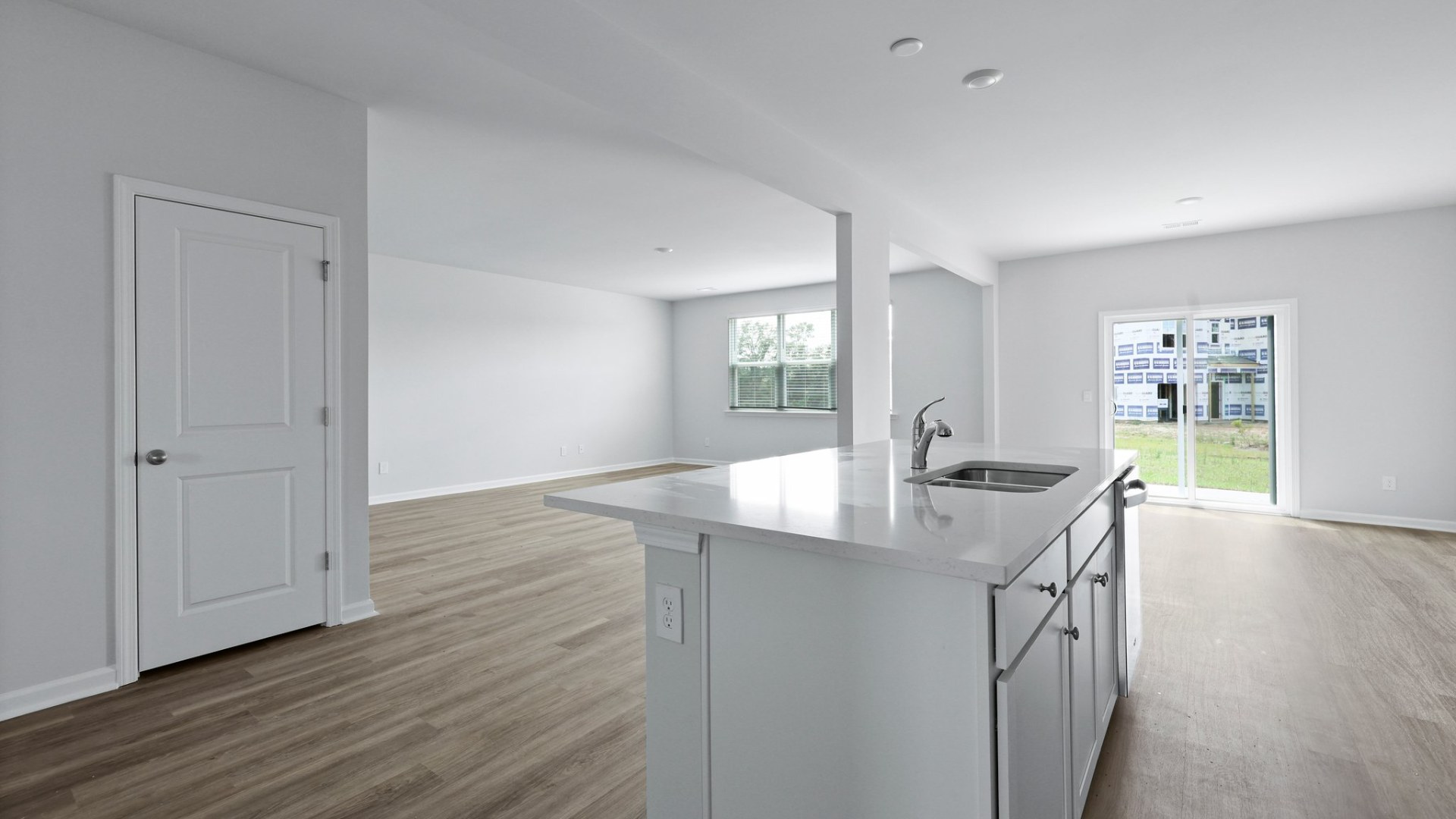 Open concept kitchen