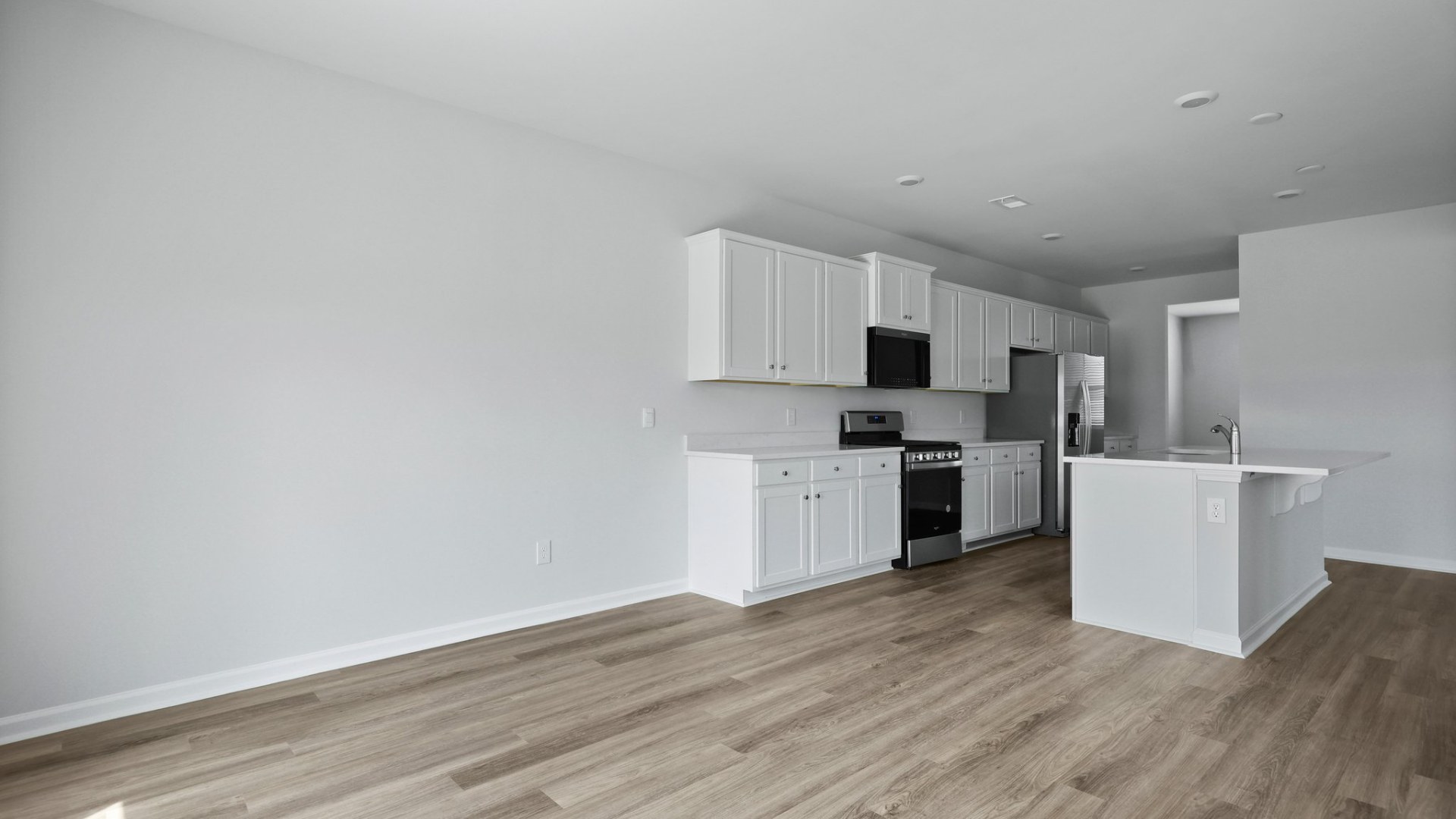 Open concept living ares