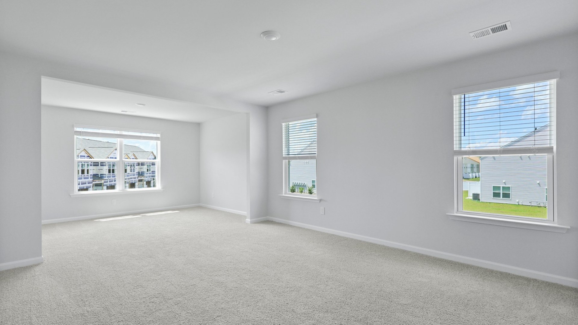 Second story primary bedroom