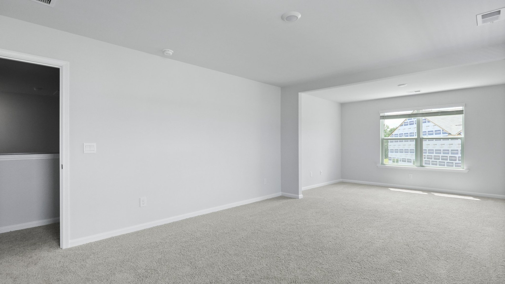 Spacious master bedroom