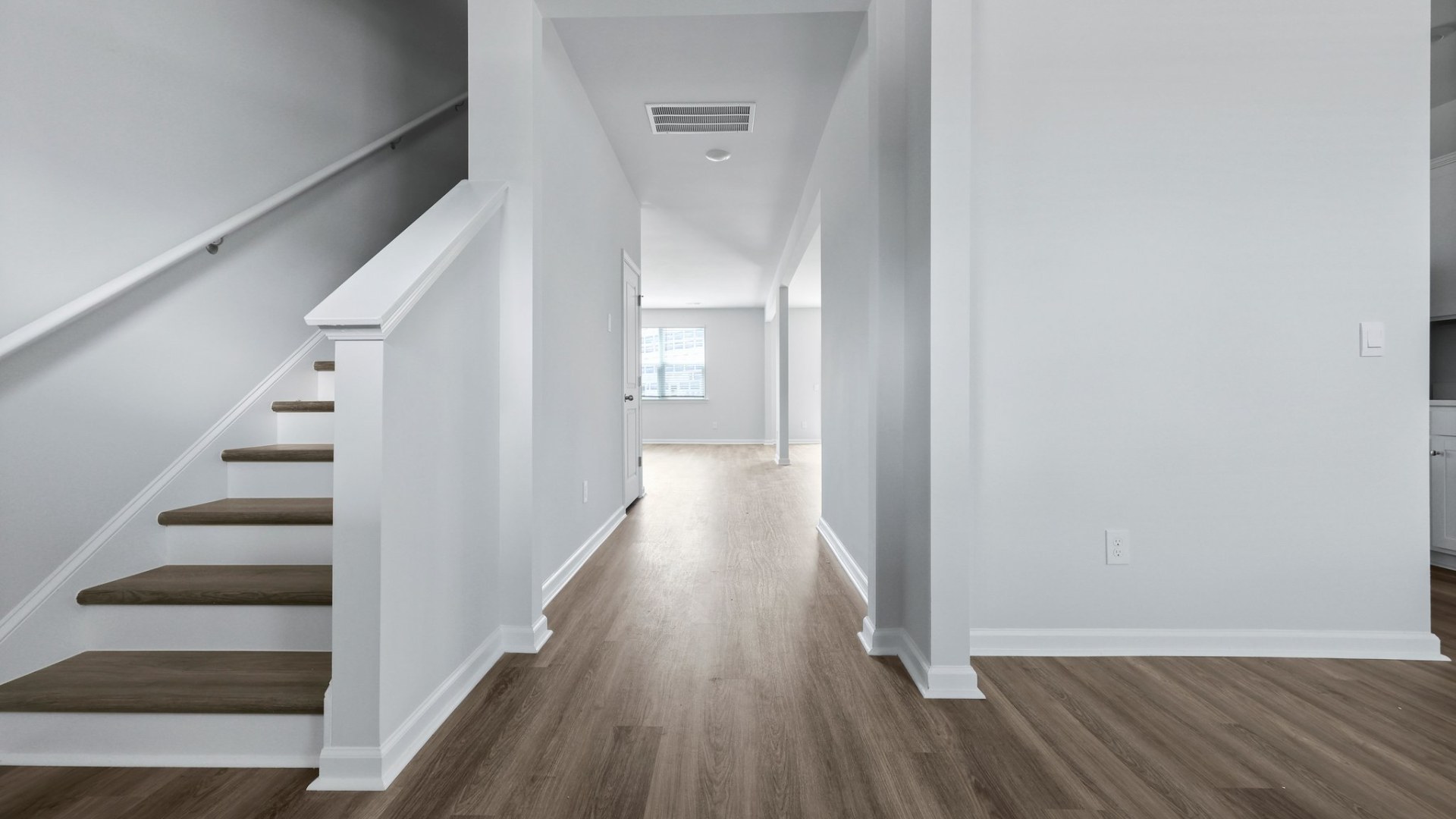 Entry way of a two story home