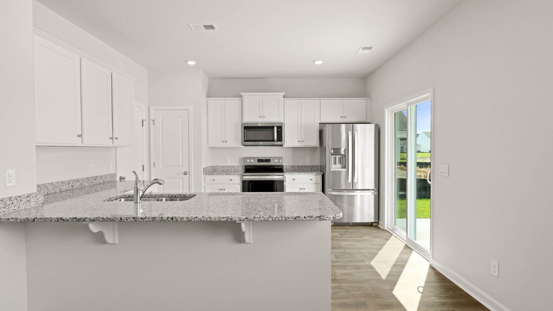 Open concept kitchen