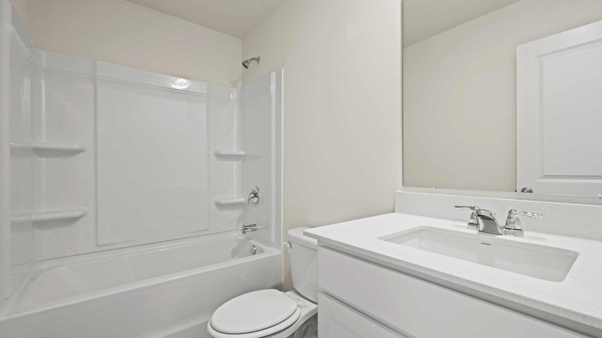 Guest bathroom with tub