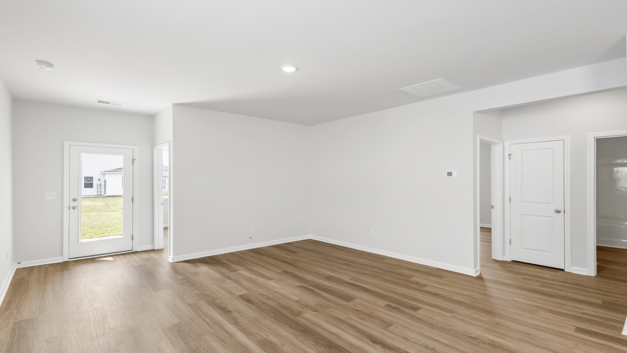 spacious living room