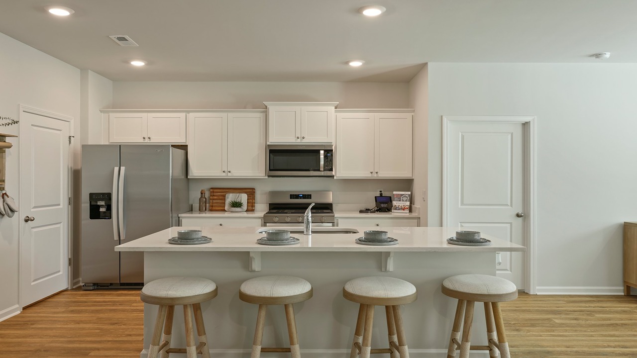 Open concept, modern kitchen