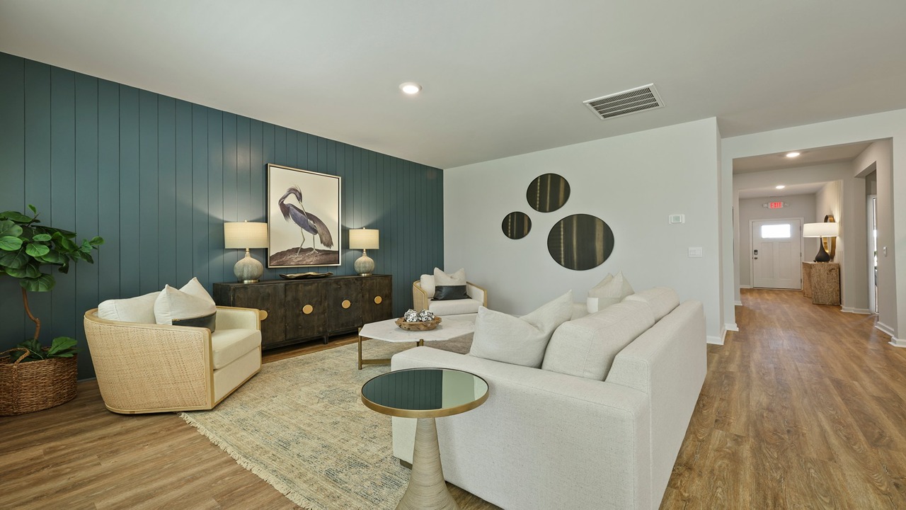 Open concept living room