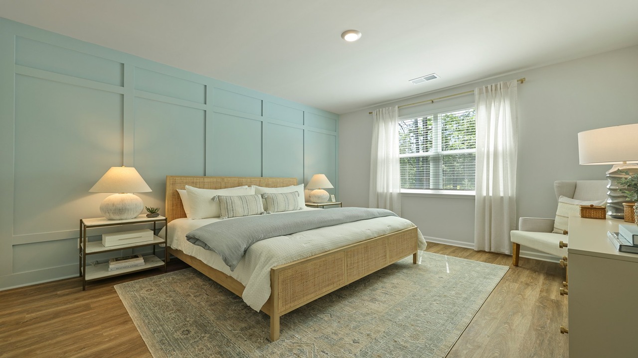 First floor primary bedroom