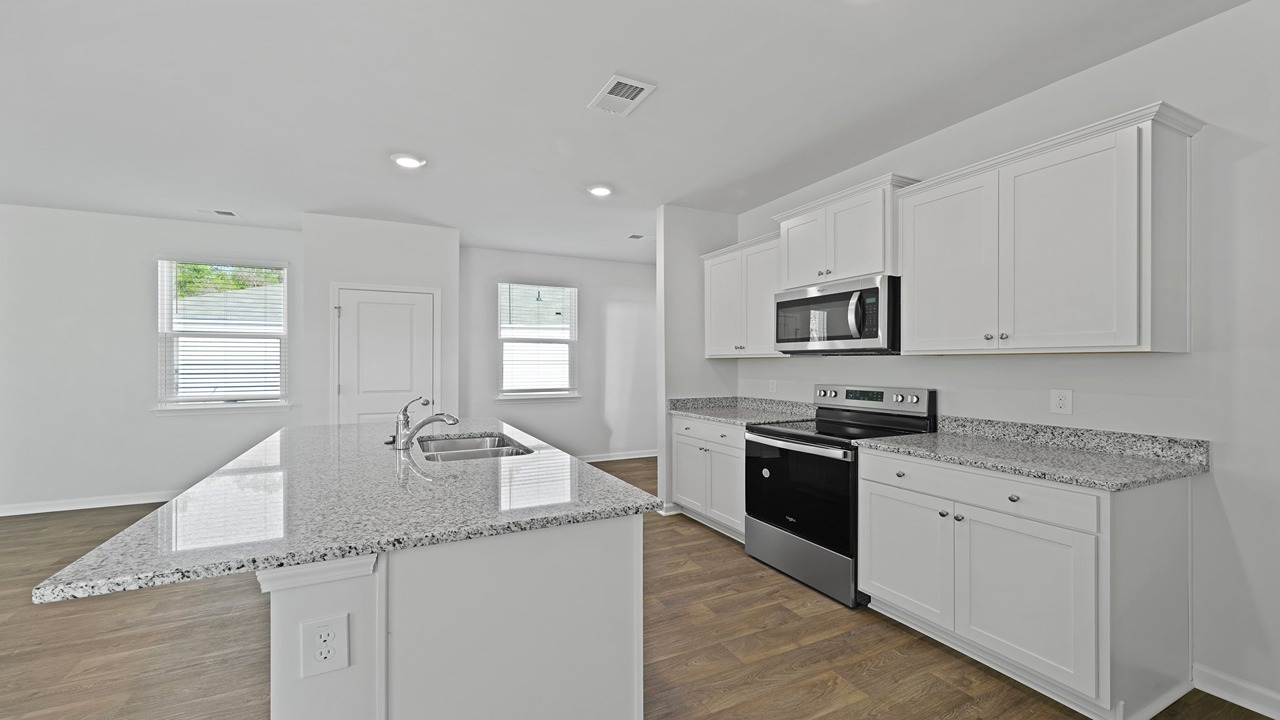 Open concept kitchen in Summerville South Carolina