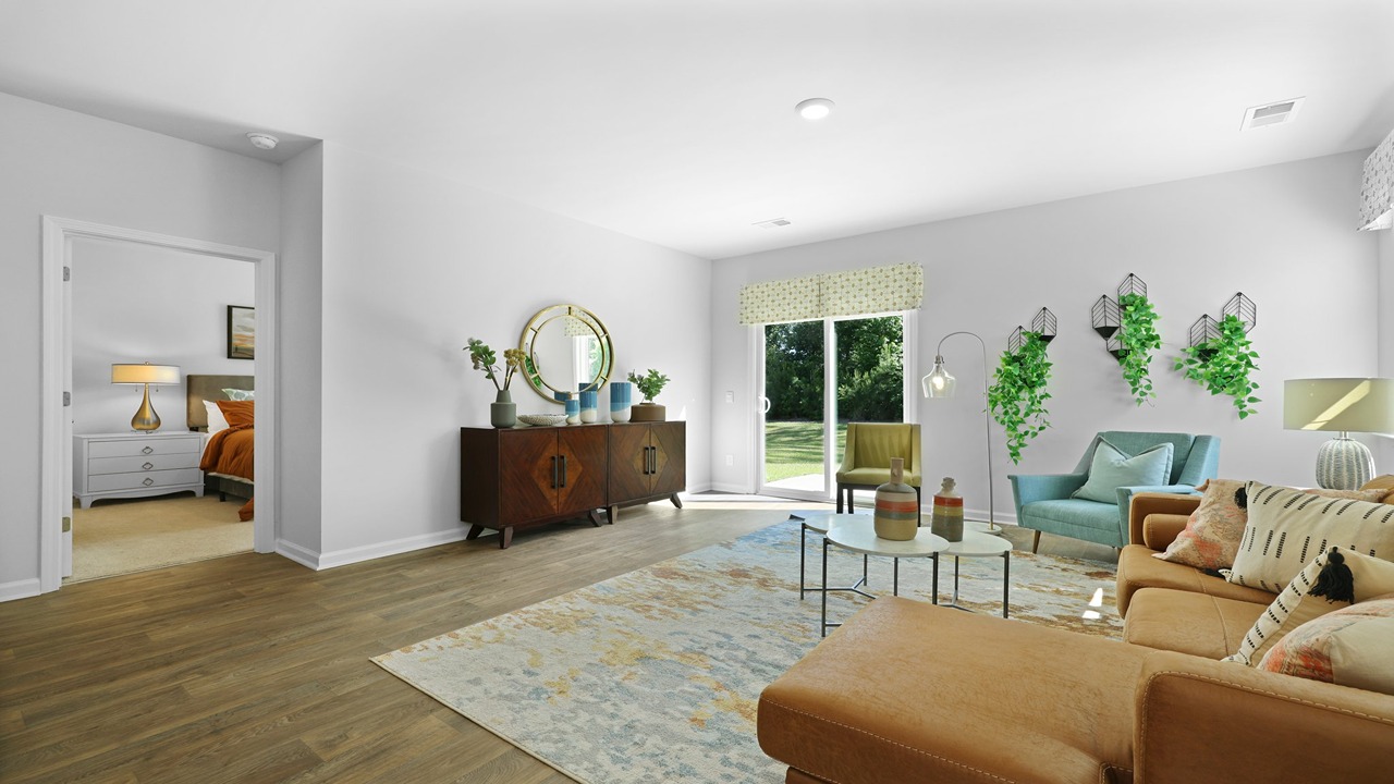 Open concept living room