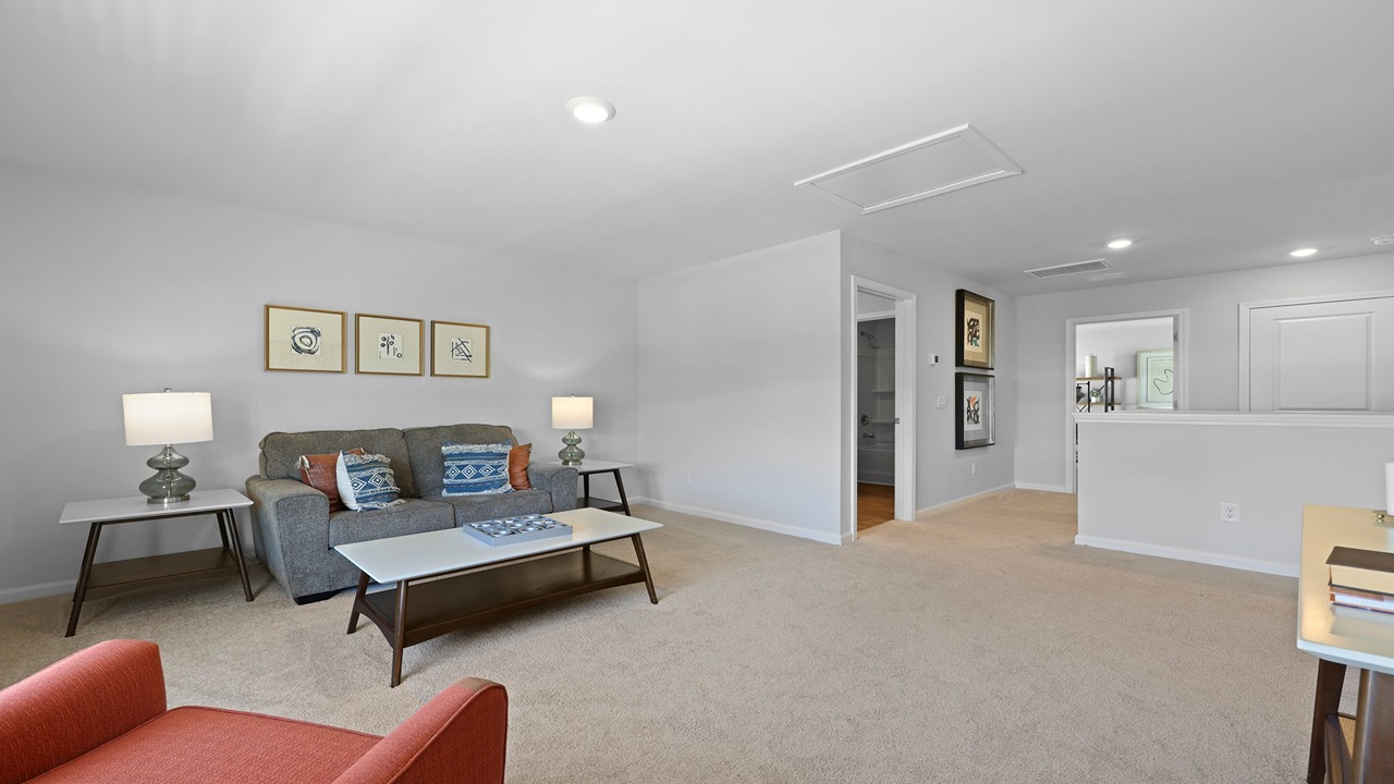 Upstairs family room