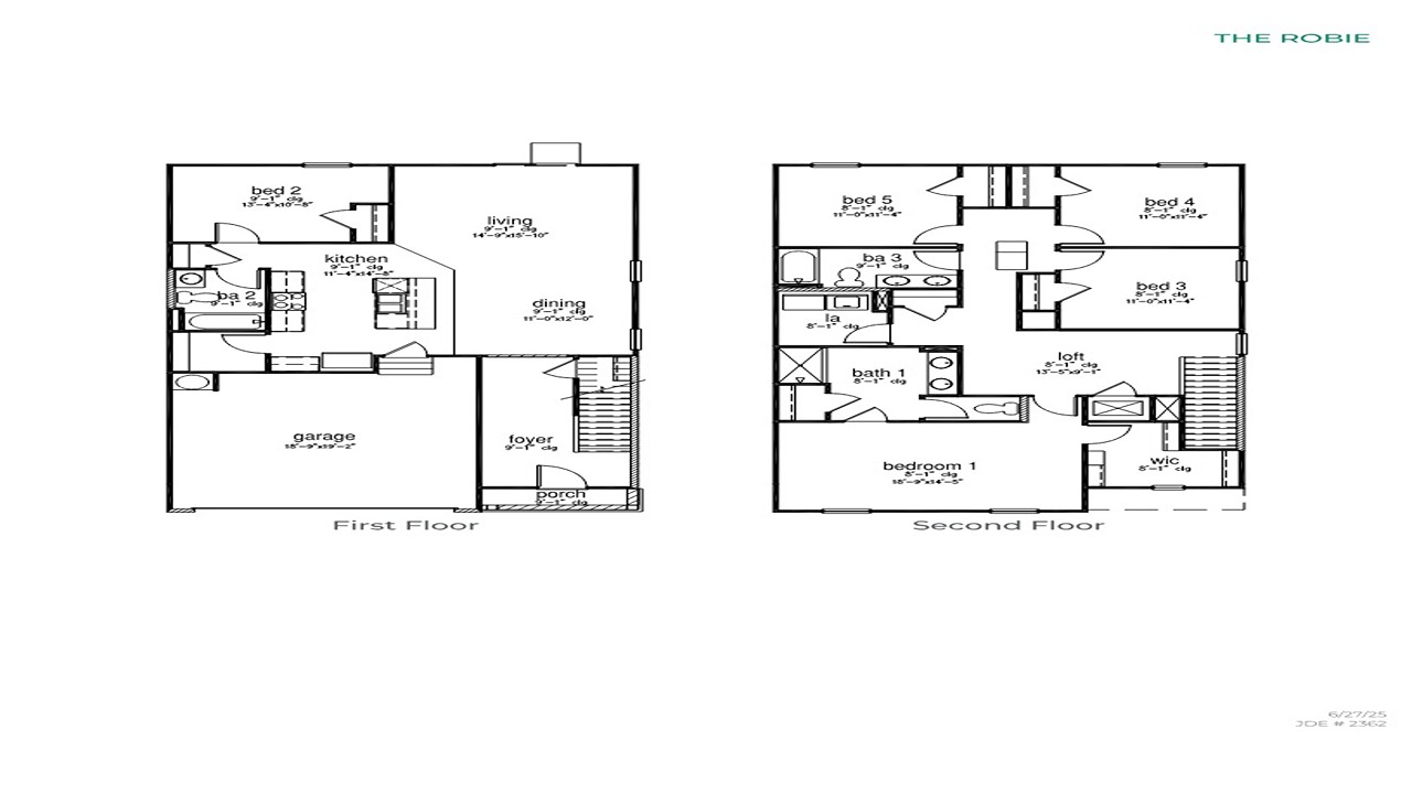 Robie floorplan