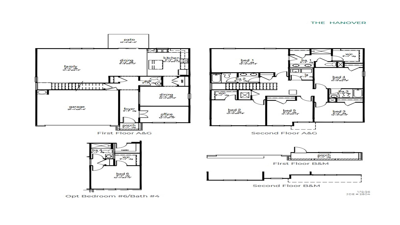 Hanover floorplan in a new home in Moncks Corner