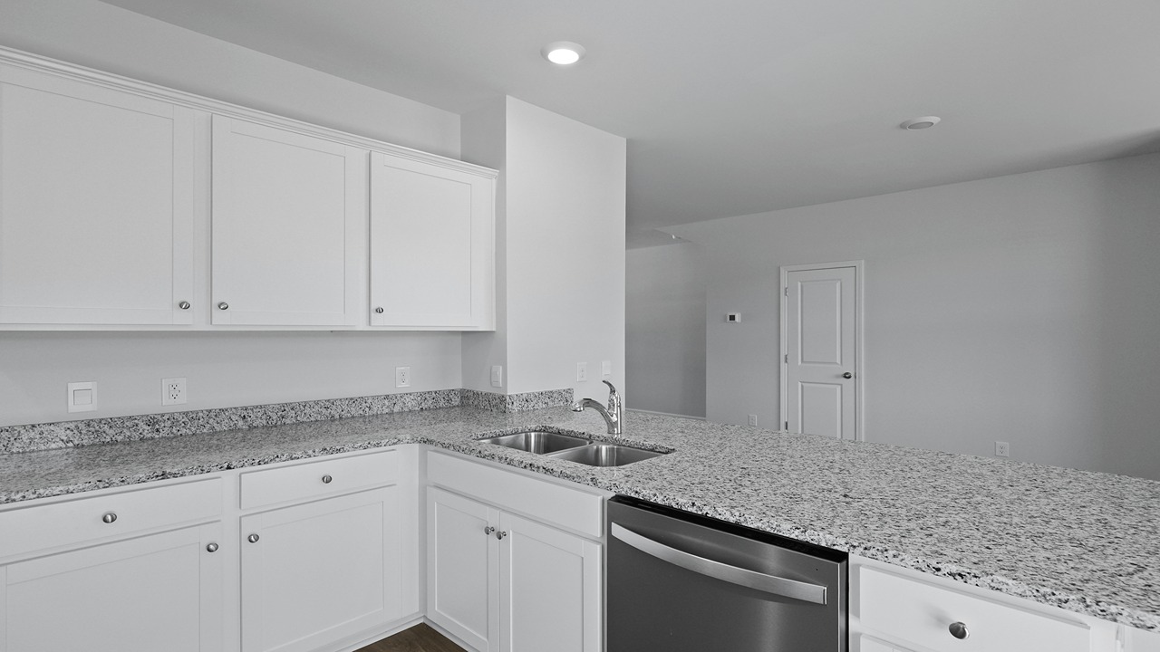 Open concept floor plan