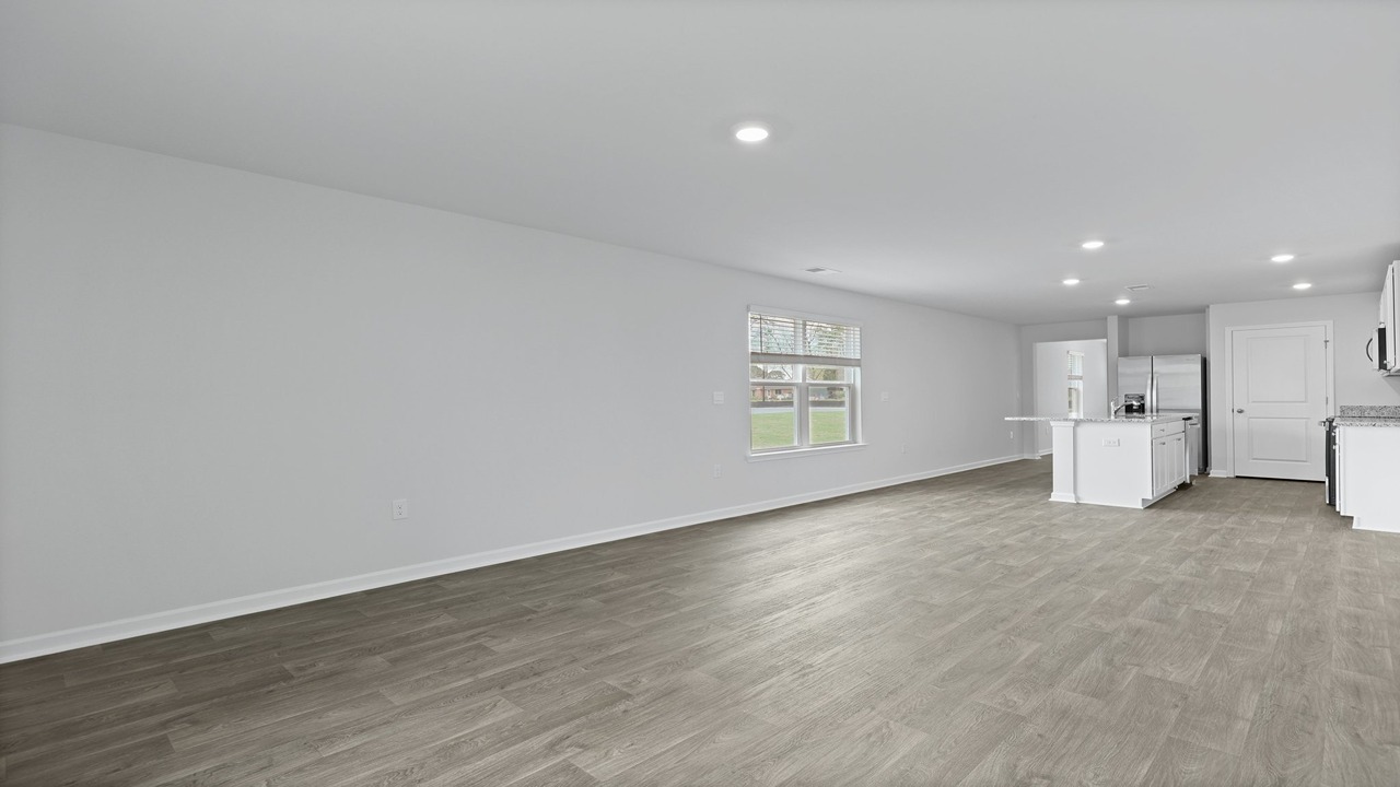 Open concept floorplan