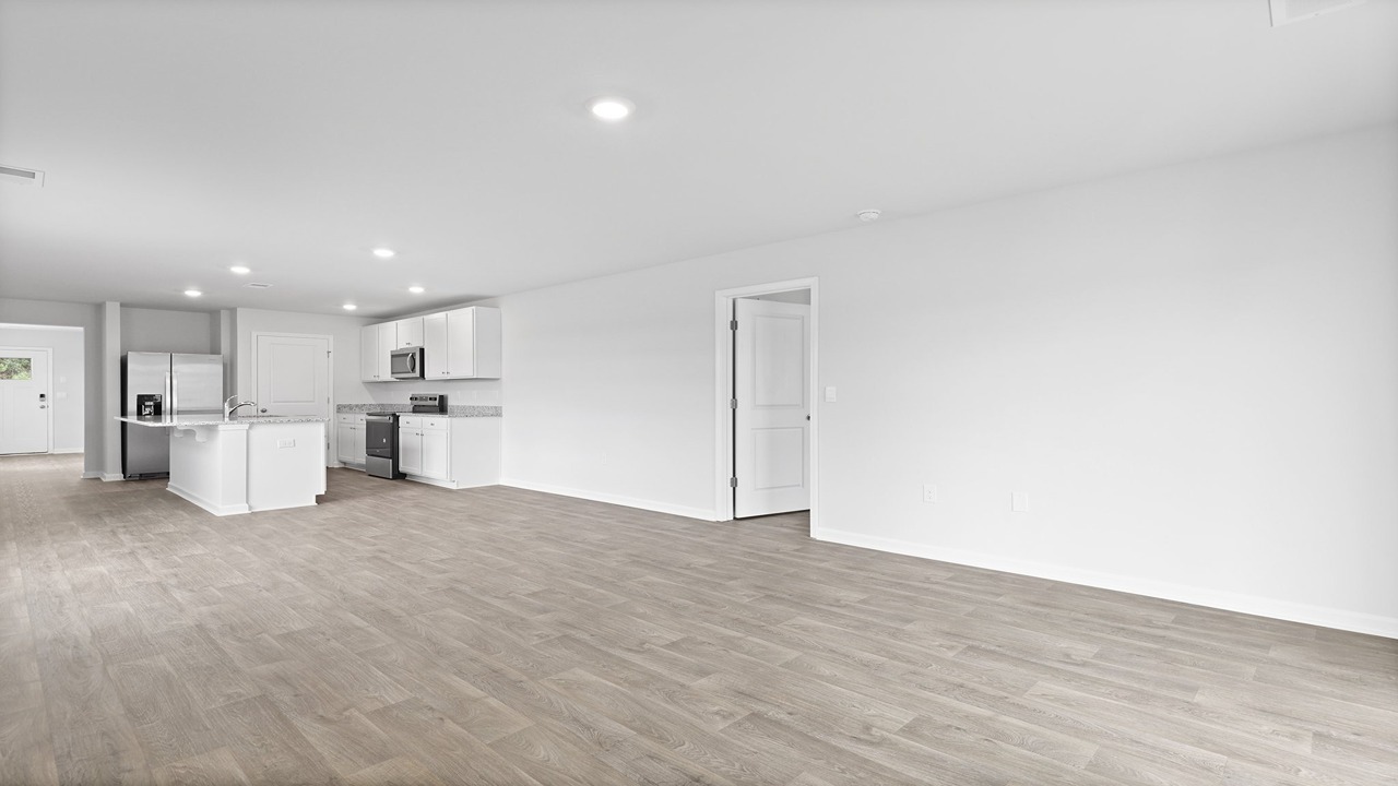 Large open concept kitchen in Manning