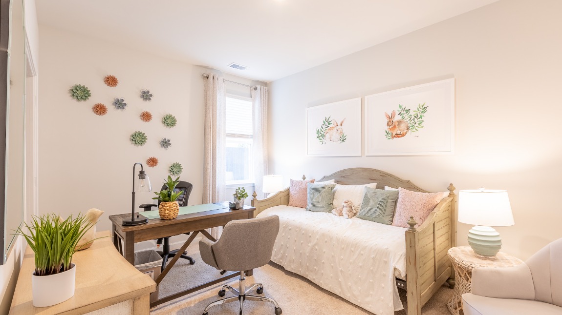 Bedroom 2 is bright and spacious.