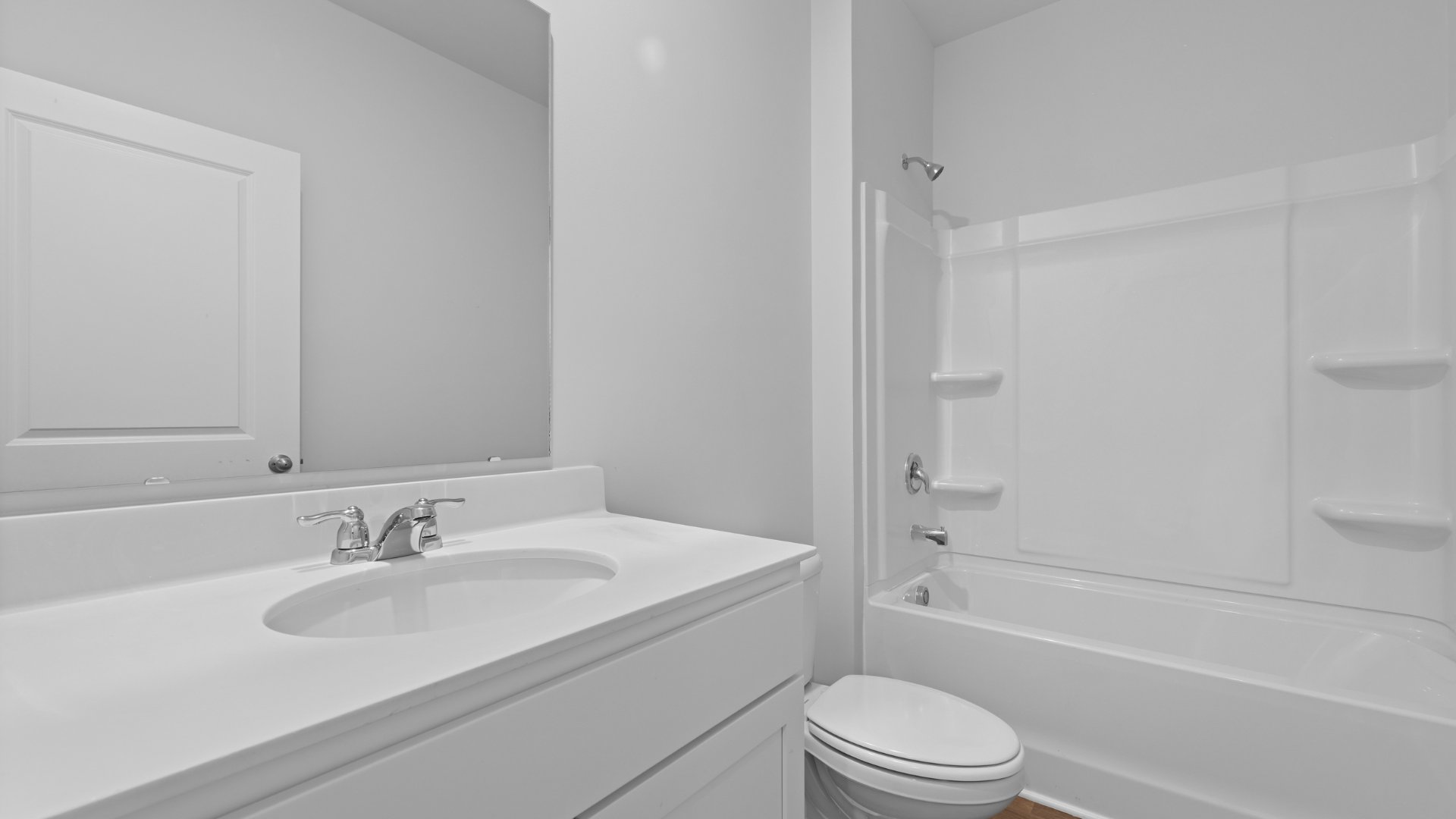 Bathroom 2 features a bath tub-shower combo.