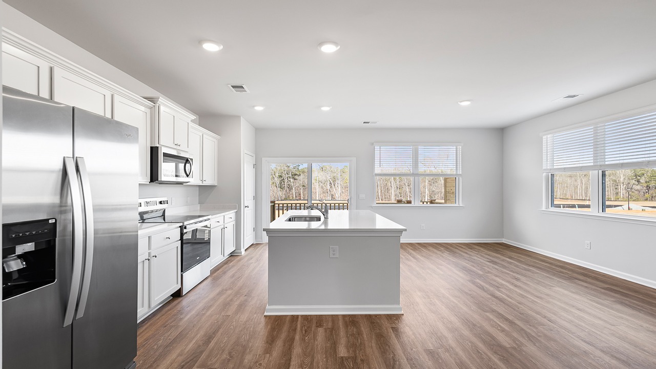 Kitchen with center island