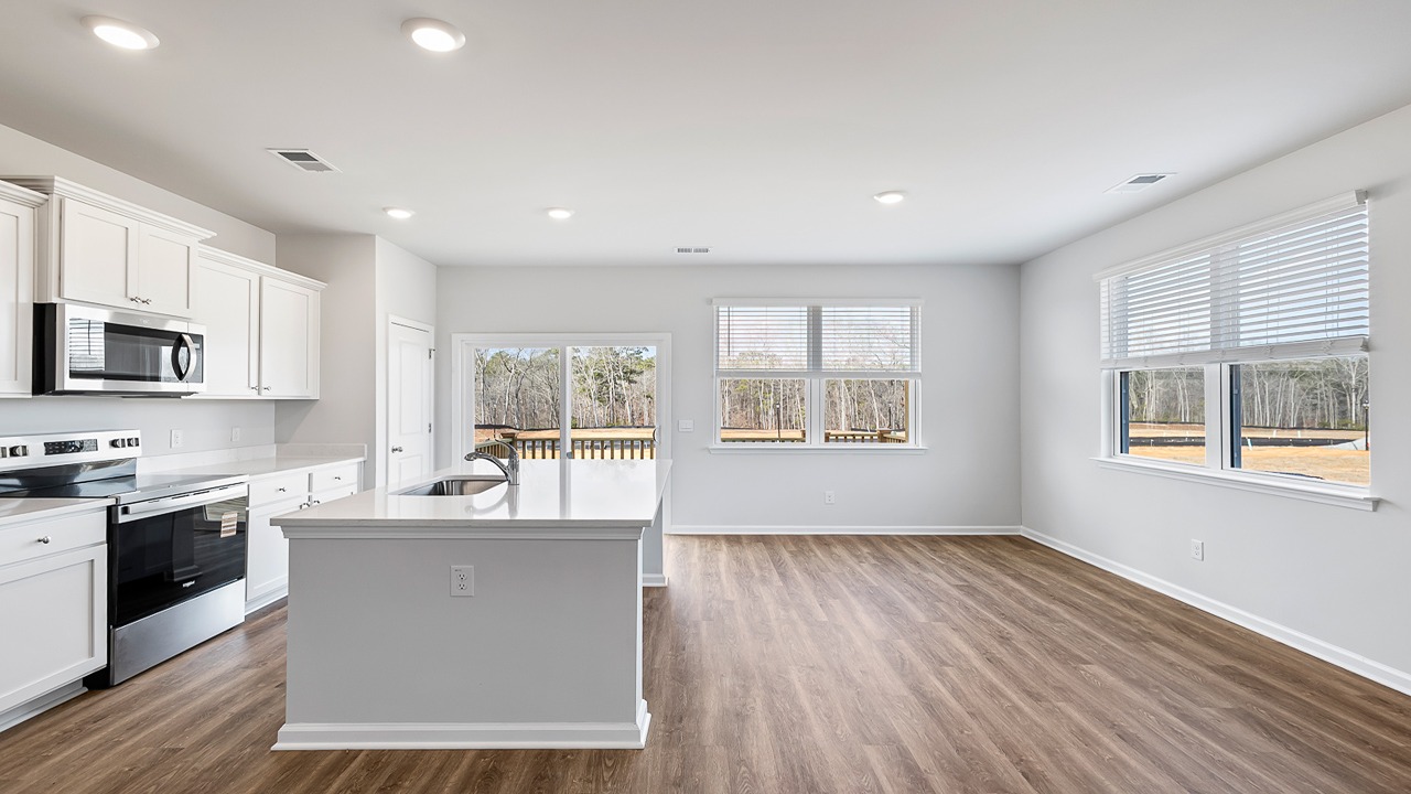 Open concept townhomes