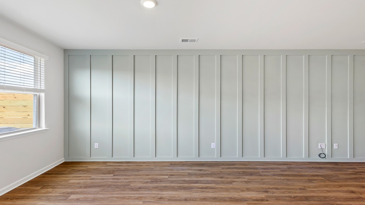 Spacious living rooms