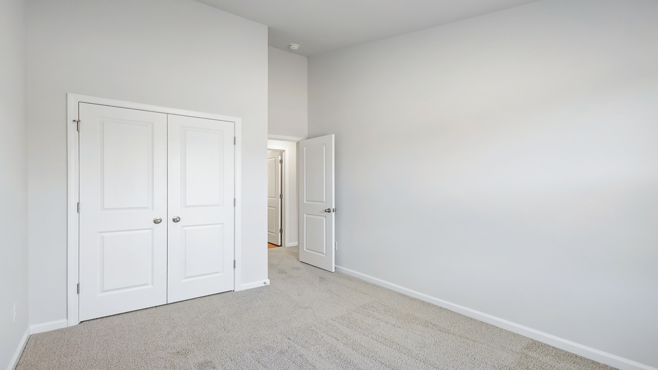 Spacious guest bedroom