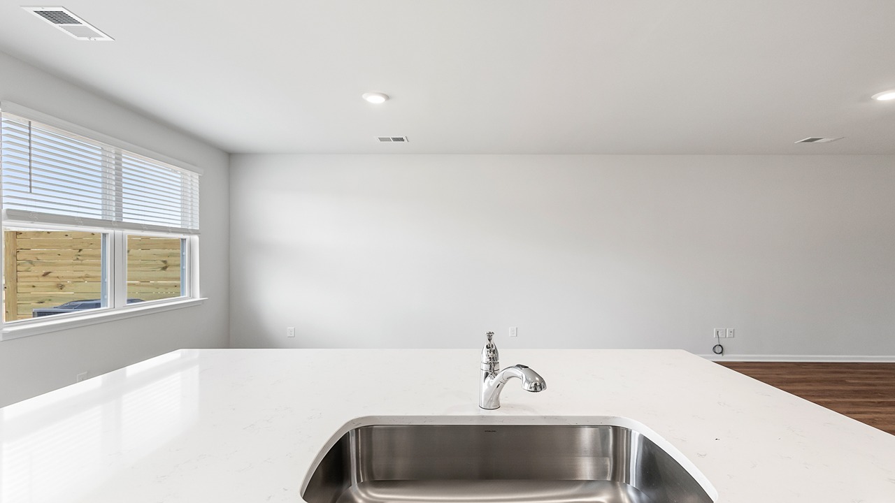 Kitchen with large center island