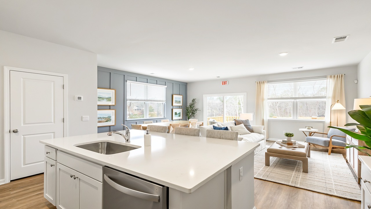 Open concept floorplan