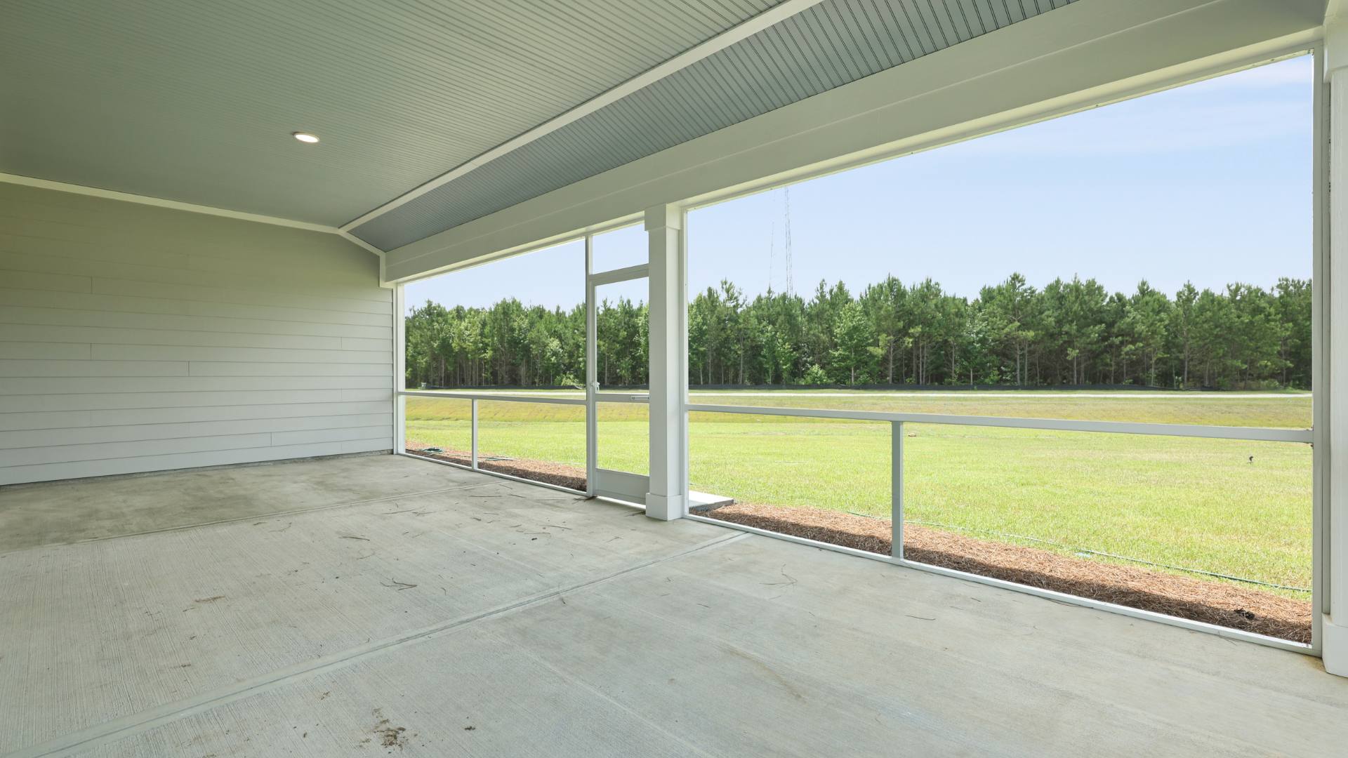 large back porch covered