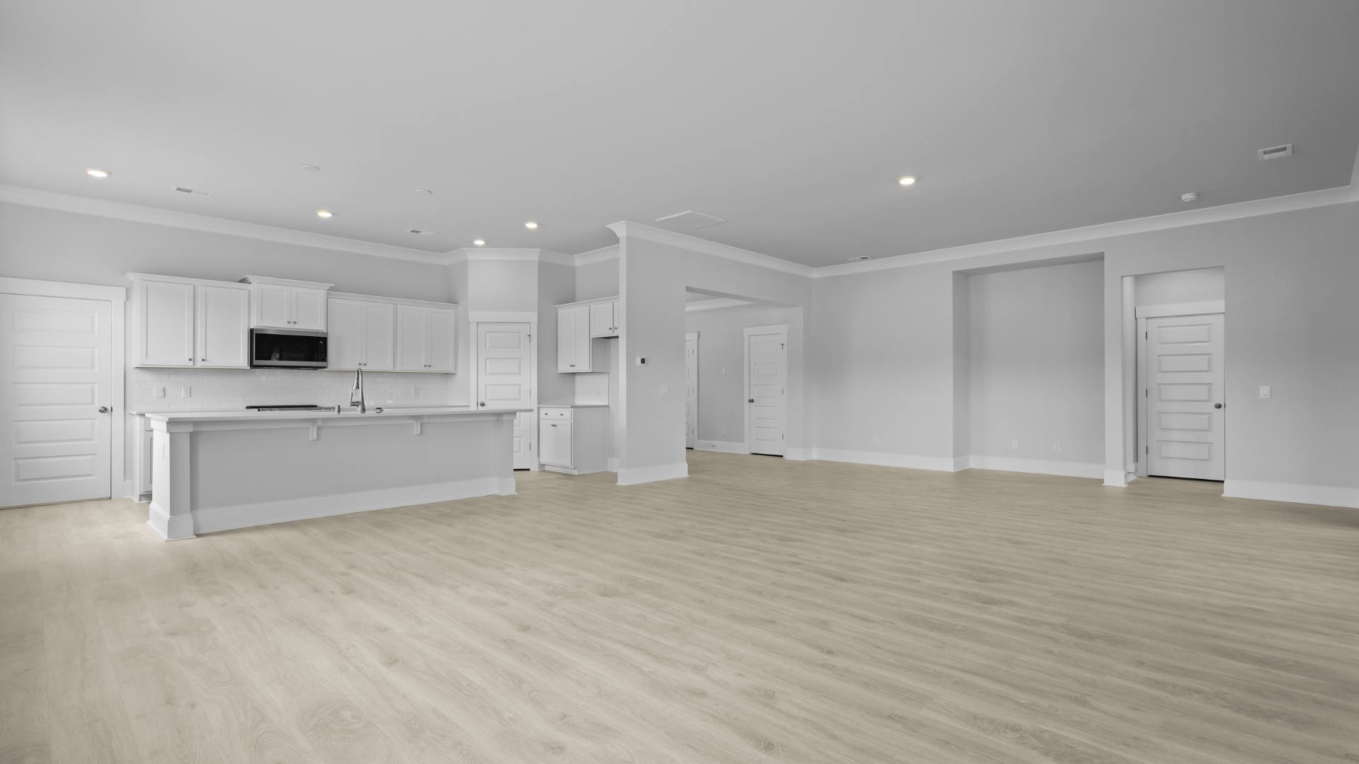 Open concept floorplan