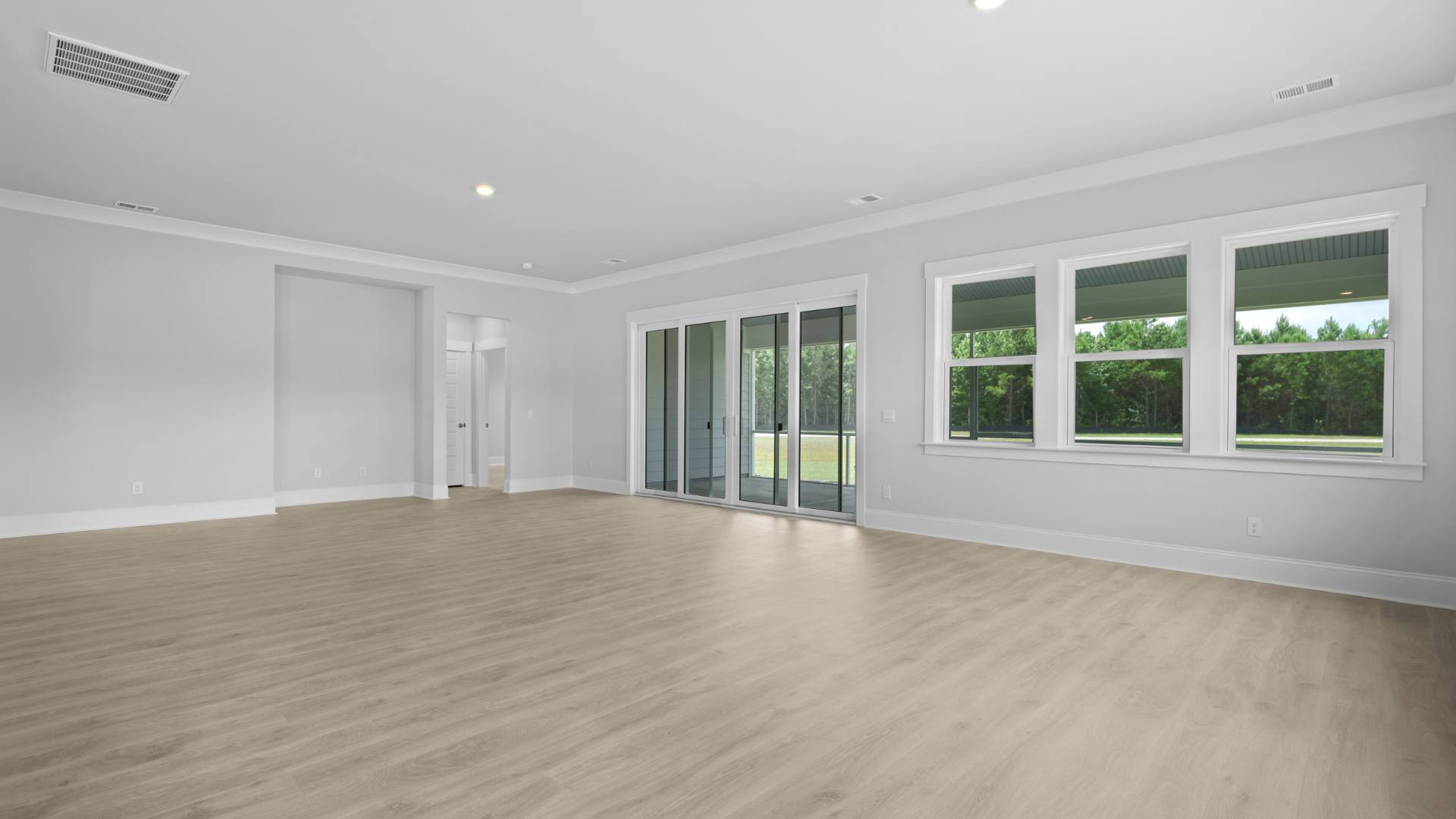 Open concept living room