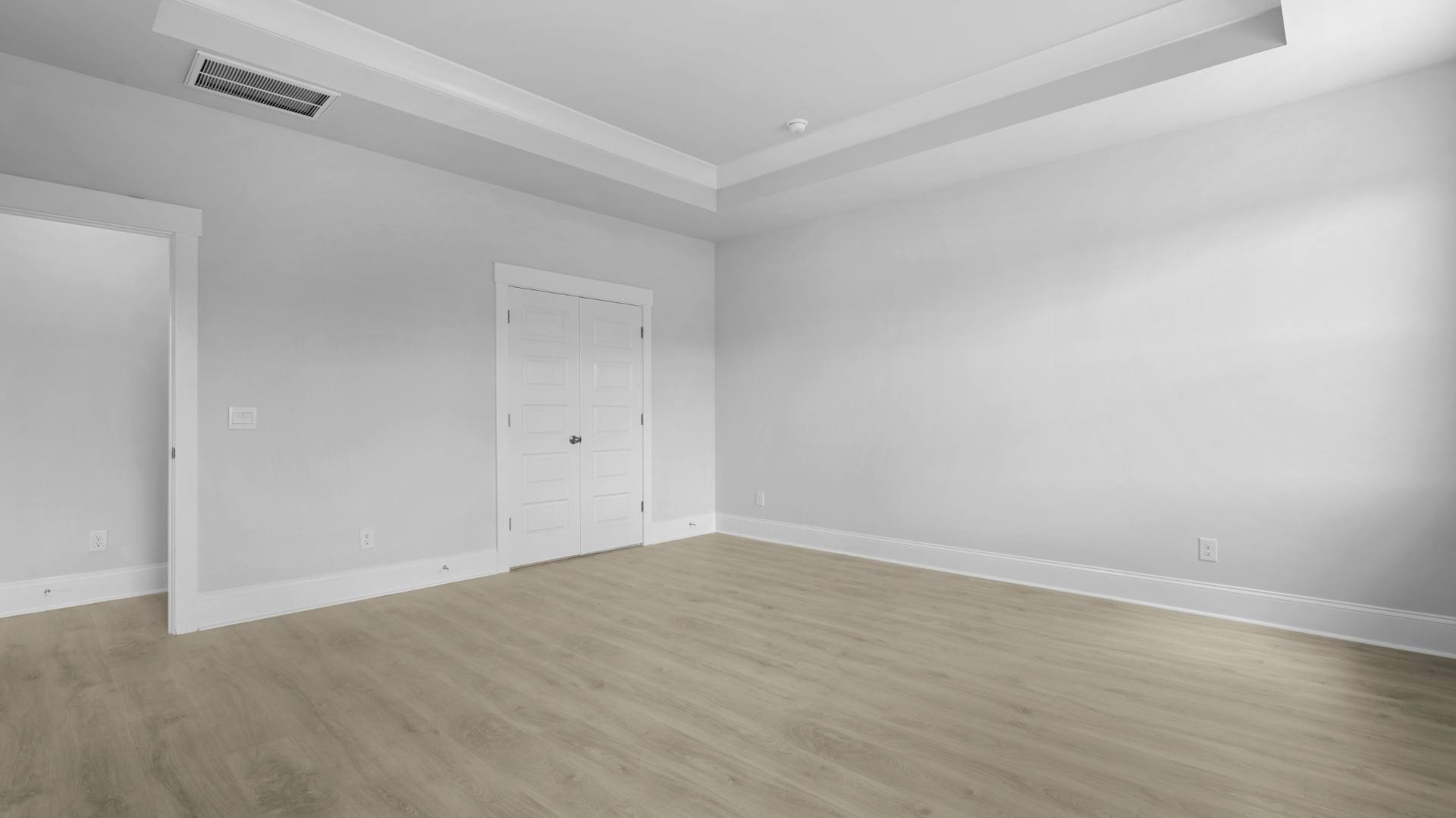 Spacious primary bedroom