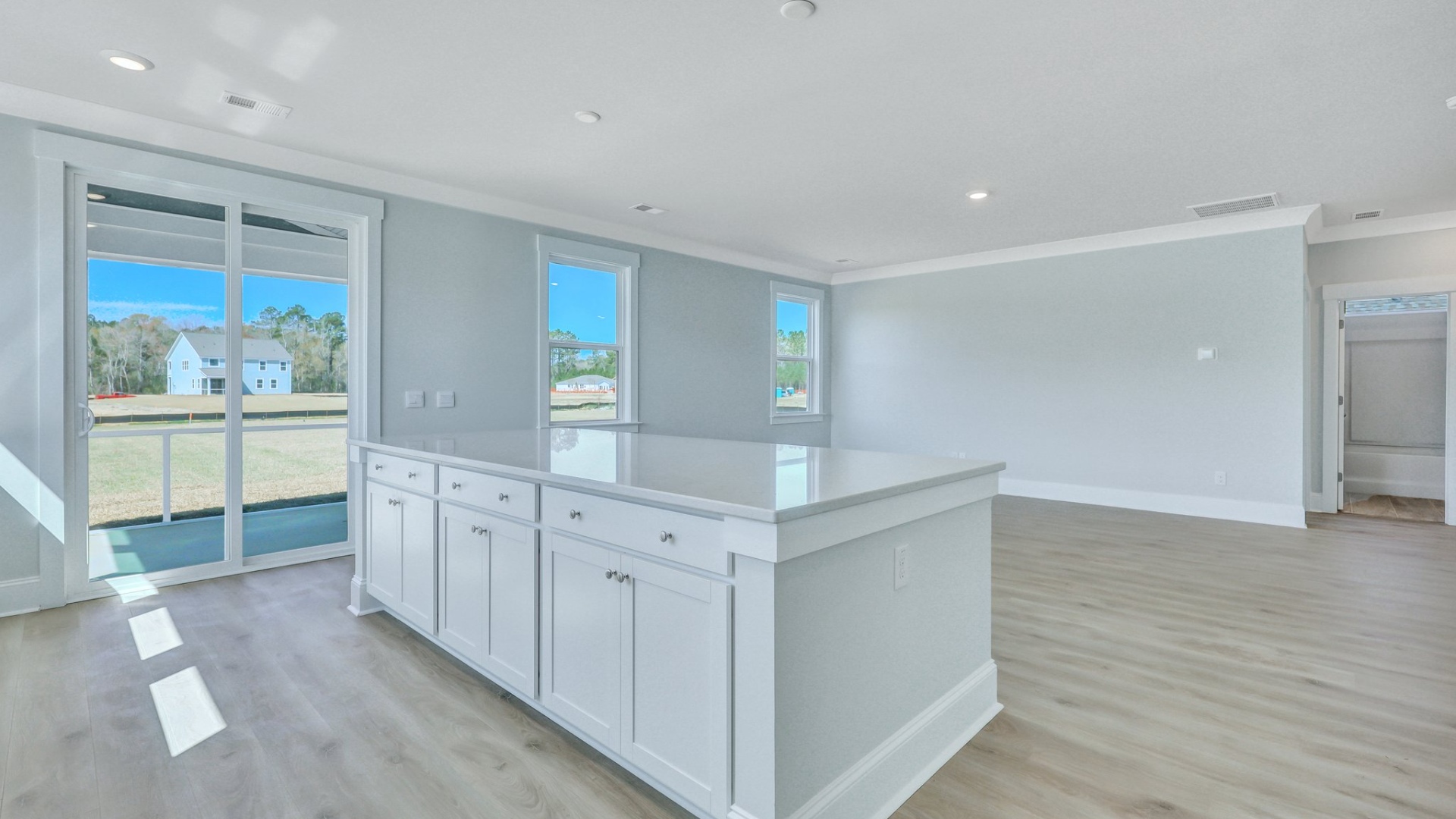 Open concept floorplan