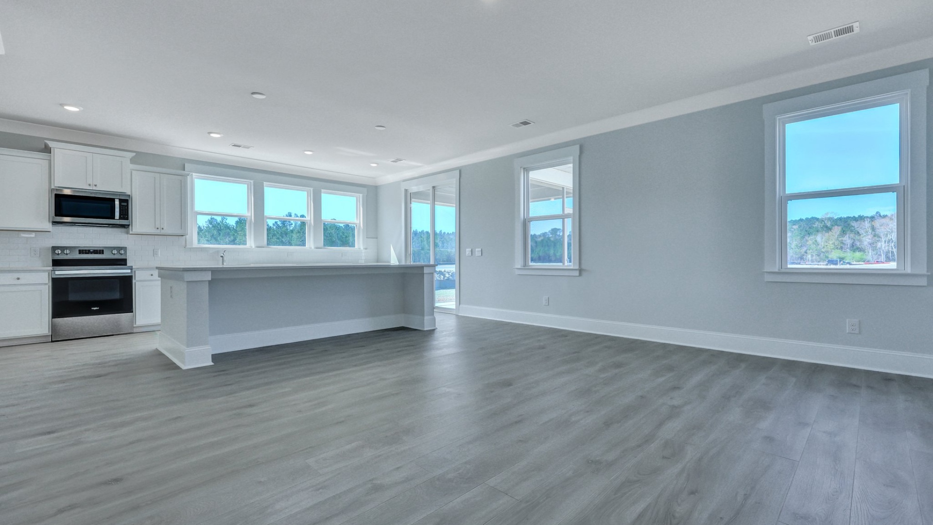Open concept floorplan