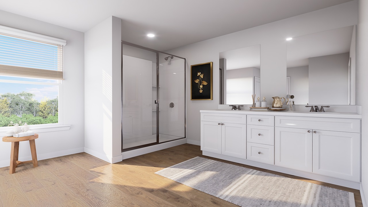 Updated master bedroom