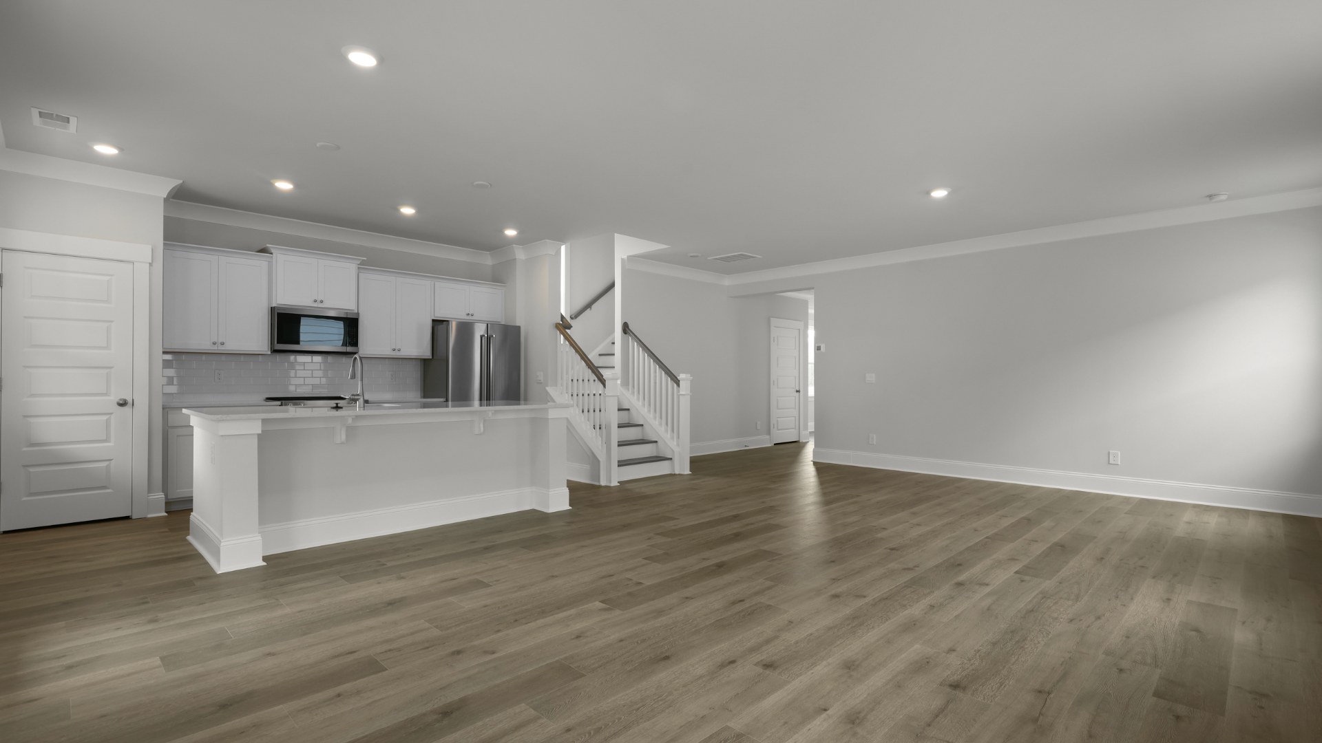 open concept living area