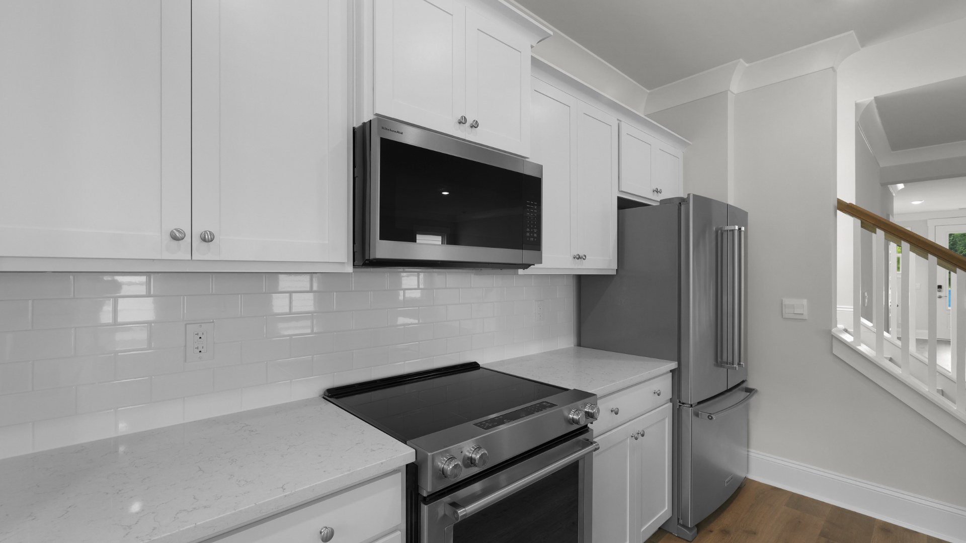 kitchen with ample cabinetry