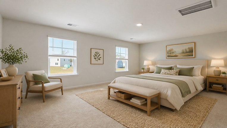 primary bedroom