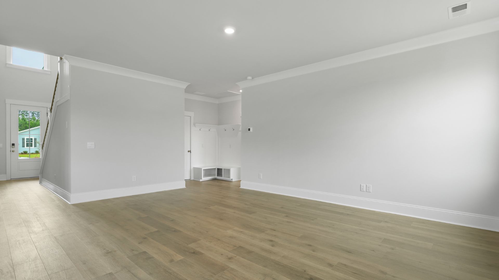 spacious living room