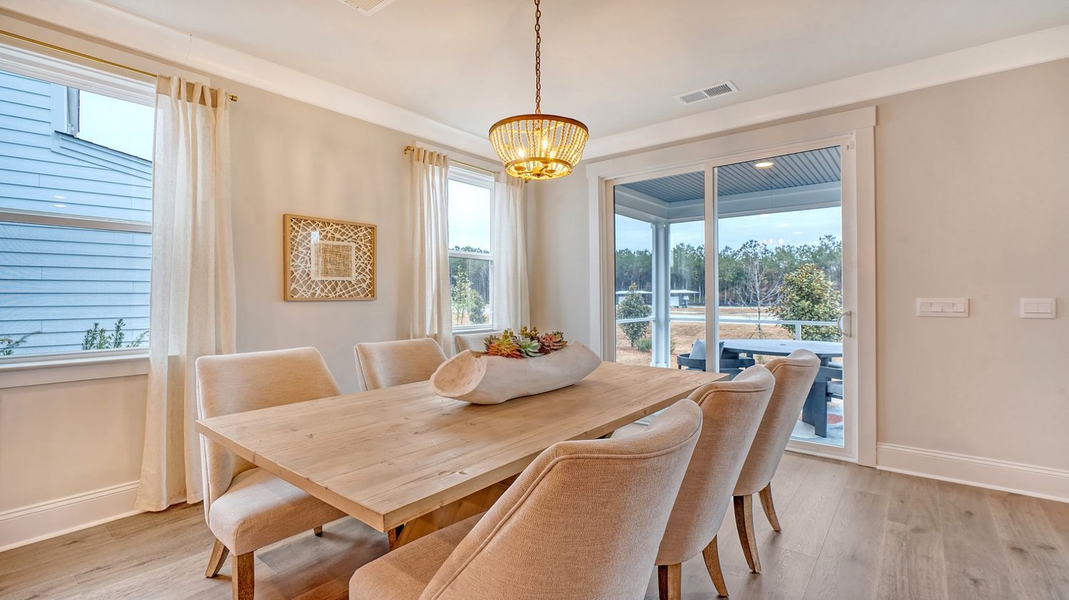 dedicated dining space