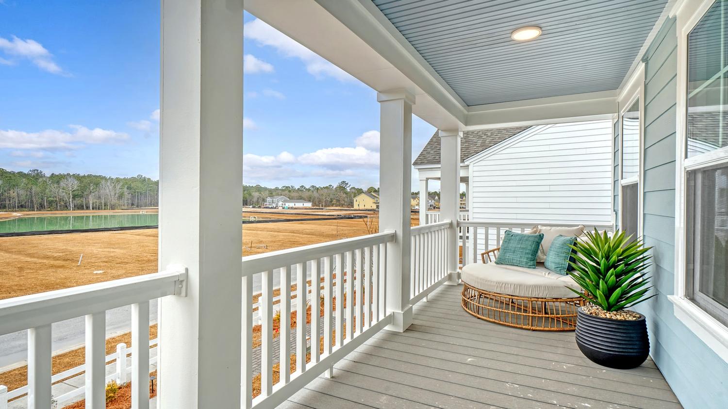 guest bedroom front porch