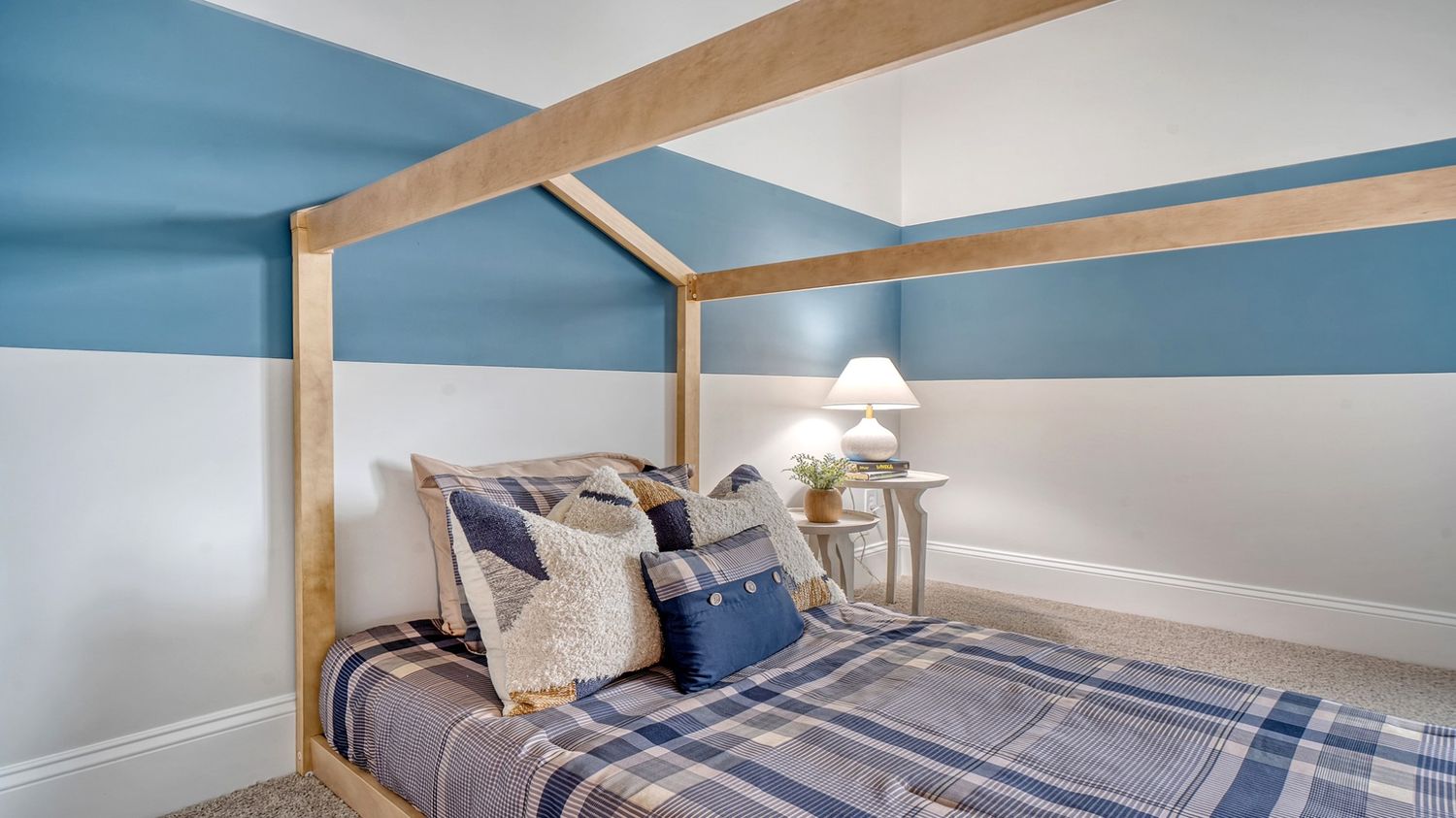 three bedrooms on third floor