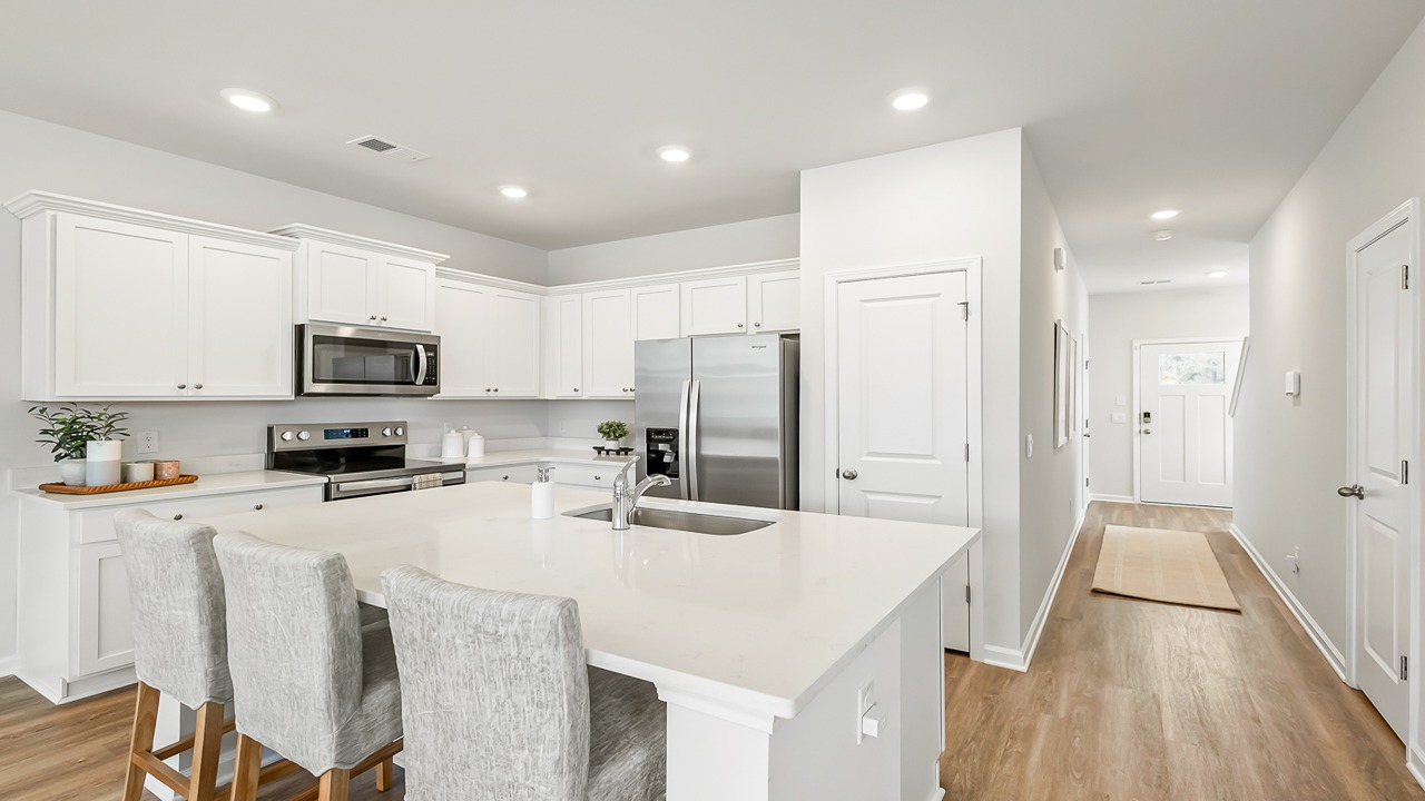 Open concept kitchen